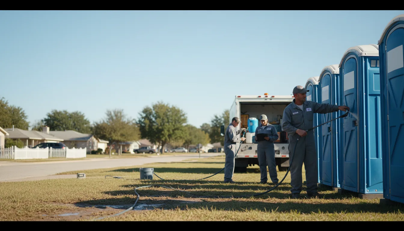 Long-Term Portable Toilet Rental in Fort Rucker, AL near me